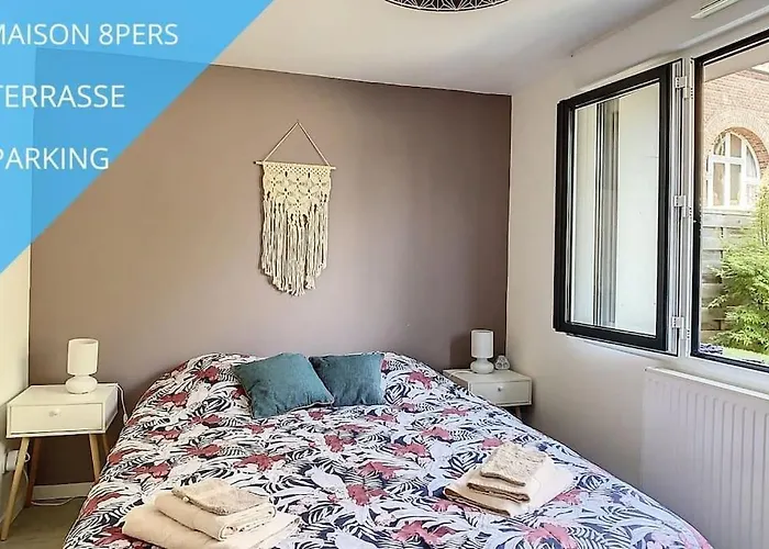 Grande Maison Cosy Terrasse Parking Gare 8 Pers