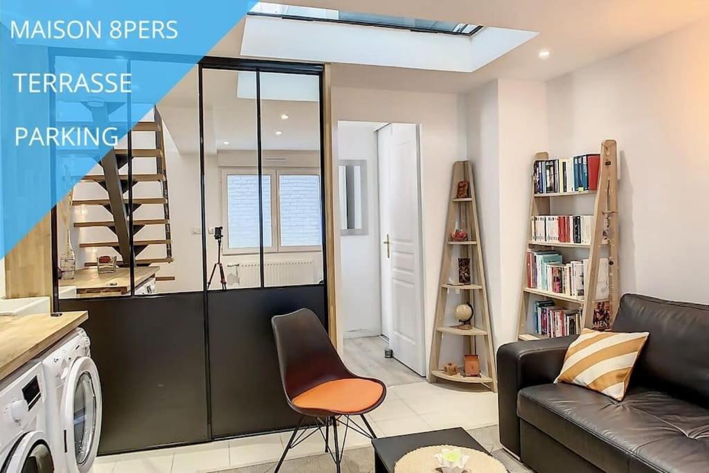 Grande Maison Cosy Terrasse Parking Gare 8 Pers * Amiens